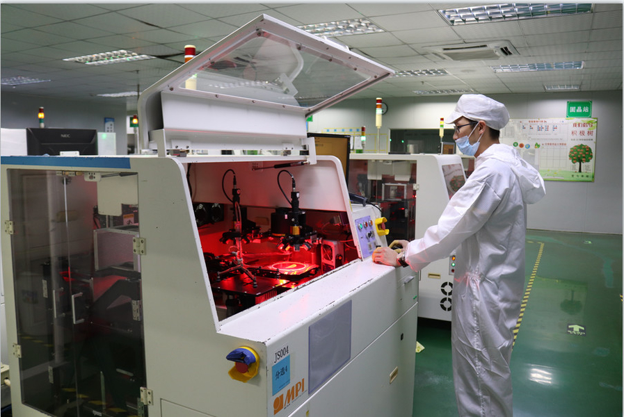 SHENZHEN WEERSOM OPTOELECTRONIC CO.,LTD linea di produzione del produttore