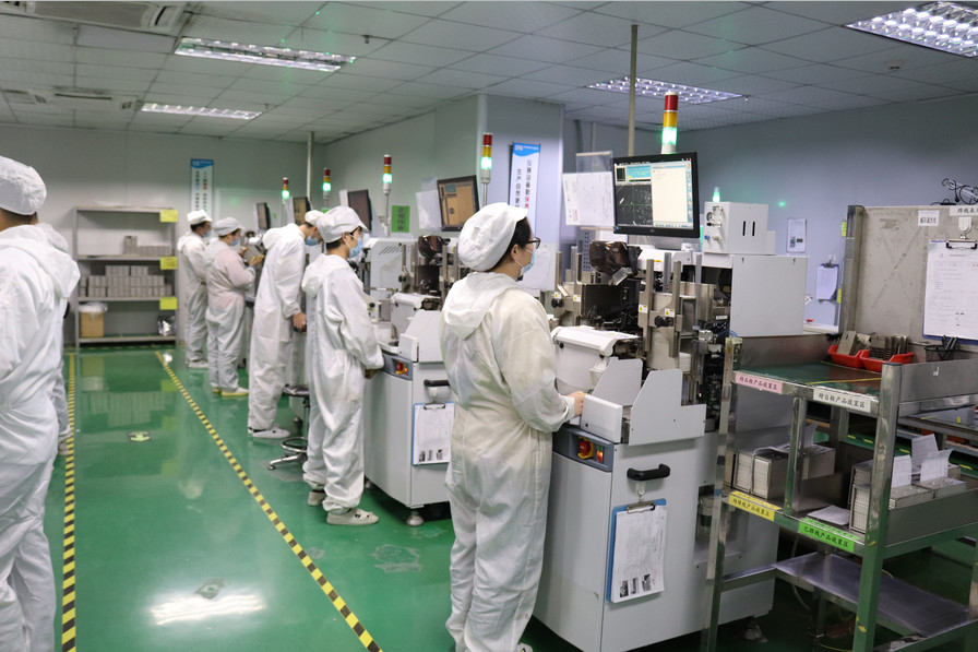 SHENZHEN WEERSOM OPTOELECTRONIC CO.,LTD linea di produzione del produttore